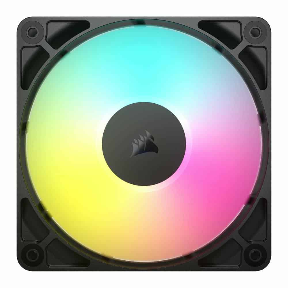 (image for) Corsair RS120 ARGB PWM 120mm Fan - Simplified Control - Daisy-Chain 4-Pin PWM